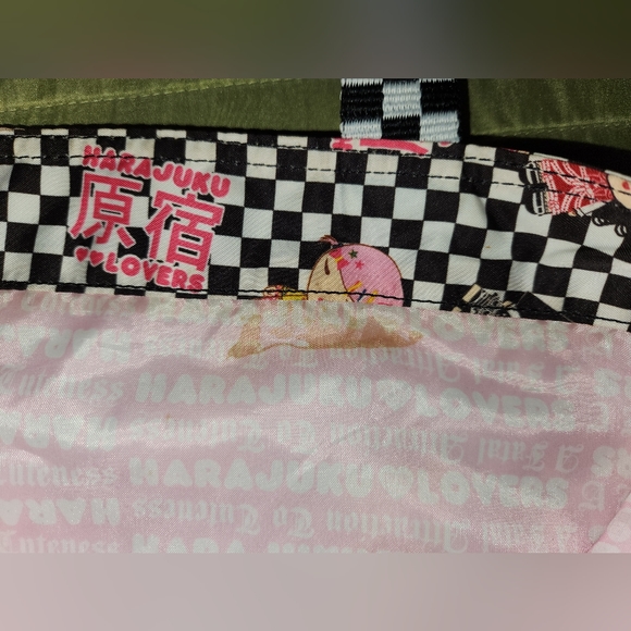 Large Harajuku Lovers by GWEN STEFANI GIRL ROCK BAND Tote Shoulder Bag - Picture 2 of 14